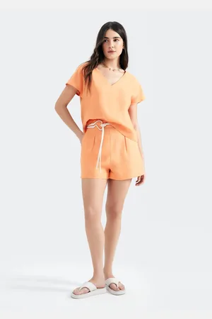 Hering Shorts Feminino Cintura Alta Em Alfaiataria