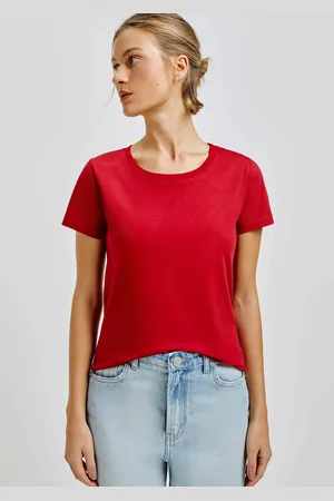 Hering Blusa Básica Feminina Manga Curta Slim