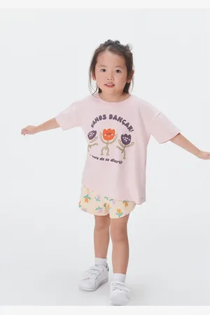 Hering Conjunto Curto Infantil Menina Toddler Estampado