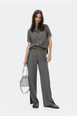 Hering Calça Feminina Alfaiataria Em Linho