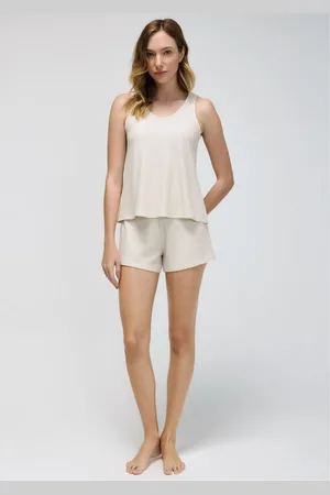 Hering Pijama Curto Feminino Texturizado