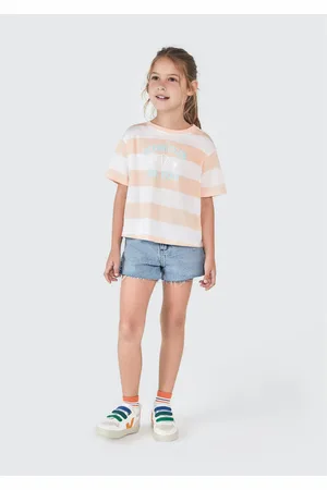 Hering Blusa Infantil Menina Manga Curta Com Estampa