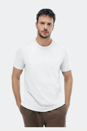 Hering Camiseta Masculina Texturizada Em Algodão Peruano