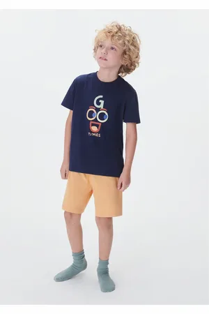 Hering Pijama Infantil Menino Curto Com Estampa