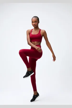 Hering Calça Legging Esportiva Feminina Com Fio Lycra