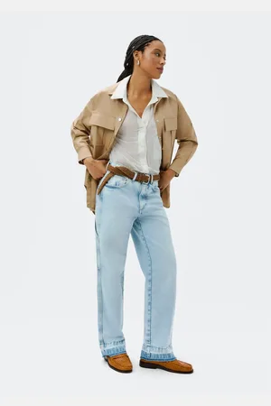 Hering Calça Jeans Feminina Reta Carpinteiro Cintura Média