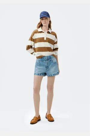 Hering Shorts Jeans Feminino Cintura Média