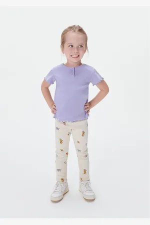 Hering Calça Legging Infantil Menina Toddler Listrada
