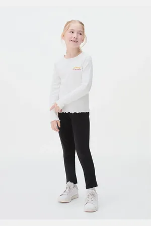 Hering Calça Legging Básica Infantil Menina Em Moletom Peluciado