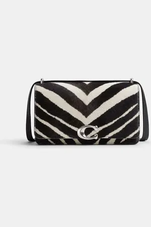 Coach Bolsa Bandit Shoulder Zebra Print
