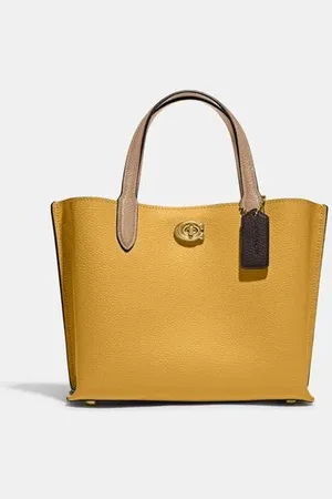 Coach Bolsa Willow Tote 24 Colorblock