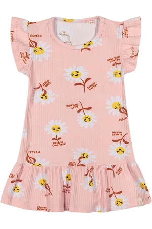 Elian Infantil - Vestido Menina Margaridas
