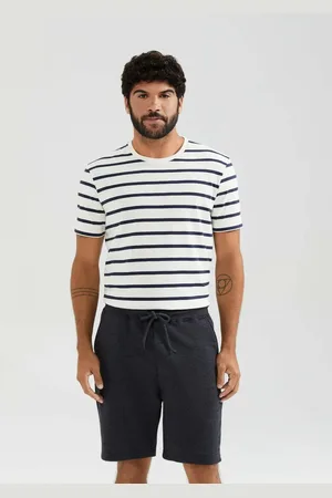 Hering Bermuda Básica Masculina Reta Em Moletom