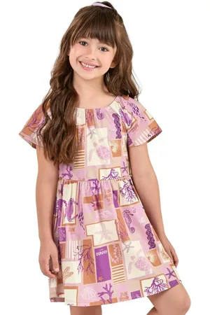 Elian Infantil - Vestido Menina Verão Leve