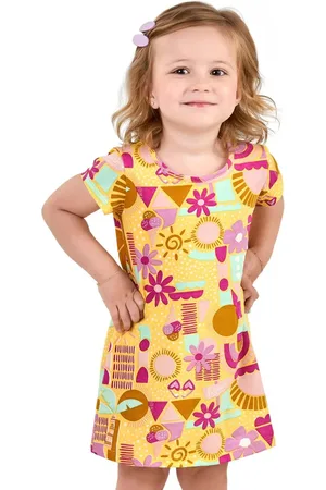 Elian Infantil - Vestido Menina Estampado