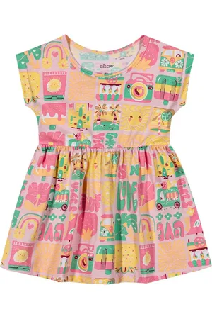 Elian Infantil - Vestido Menina Estampado