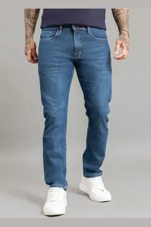 Dialogo Jeans Calça Jeans Masculina Arqueada Lavagem Escura Dialogo