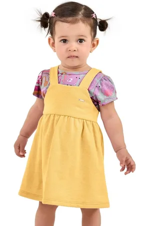 Elian Infantil - Conjunto Menina Vestido e Blusa