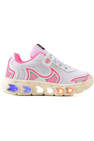 CALCADOS LGHT LIGHT Infantil - Tenis de Led Meninas Jogger Casual Escolar Macio
