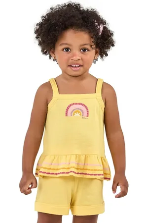Elian Infantil - Conjunto Menina Regata e Short