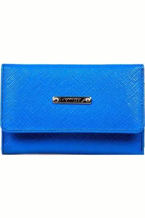 Artlux Carteira Feminina de Couro Azul 511