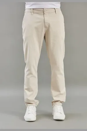 Dialogo Jeans Calça Color Masculina Sport Fino Com Modal e Linho Dialogo Areia