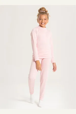 Molekada Infantil - Conjunto Inverno Menina Blusa e Calça em Tecido Térmico