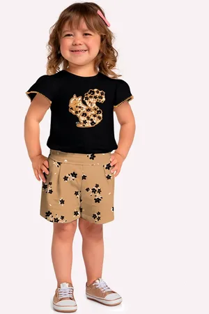 MILON Infantil - Conjunto Menina Esquilo