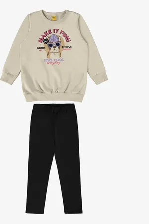 Rovitex Kids Infantil - Conjunto Blusão Com Legging Rovi