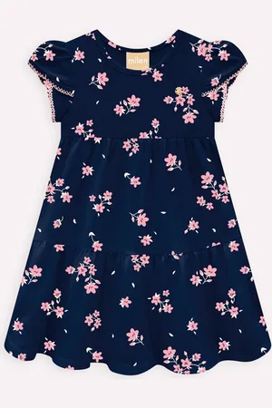 MILON Infantil - Vestido Menina Flores