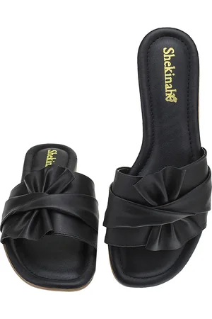 Shekinah Rasteira Feminina Sandália Rasteirinha Chinelo Laço Macia Moda