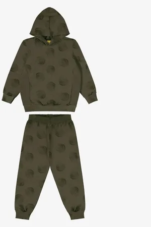 Rovitex Kids Infantil - Conjunto Blusão Com Capuz E Calça Rovi