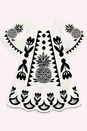 Nanai Infantil - Vestido Menina Bordado