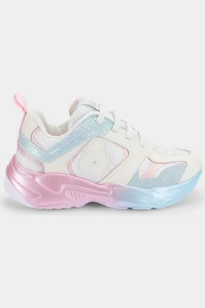 Calçados Bibi Infantil - Tênis Bibi Pegasus Branco com Rosa 1224052 25