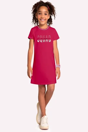 KYLY Infantil - Vestido Menina Lettering
