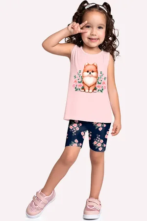 KYLY Infantil - Conjunto Menina Cachorrinho