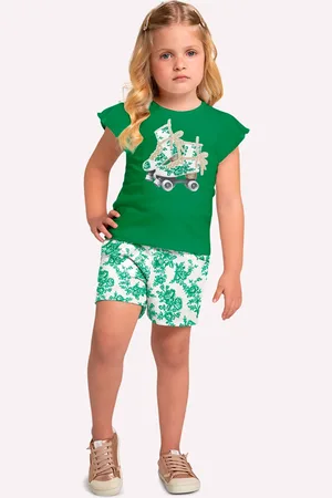 MILON Infantil - Conjunto Menina Patins