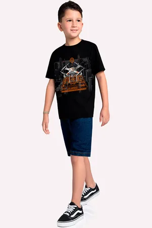 KYLY Infantil - Camiseta Menino Drone