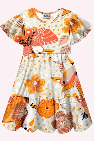 Nanai Infantil - Vestido Menina Flores