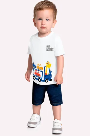 KYLY Infantil - Camiseta Menino Carrinhos