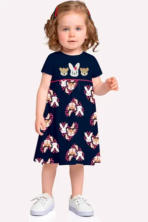 KYLY Infantil - Vestido Menina Bichinhos