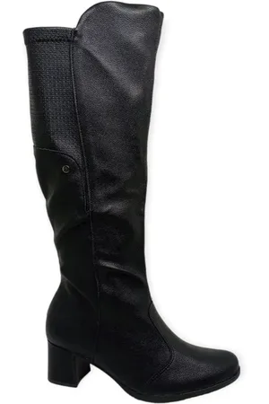 Piccadilly Bota Feminina Cano Alto Preta