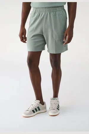 adidas Bermuda de Moletom Reta Texturizada