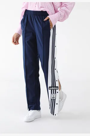 adidas Calça de Moletom Reta Adibreak Azul-Marinho