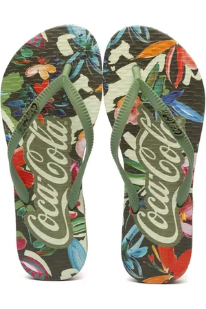 Coca Cola Shoes Chinelo Coca-Cola Shoes Bahai Musgo
