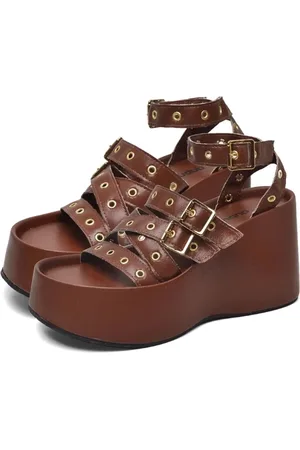 DUBUY Tamanco Sandália Plataforma Feminino 2102FG