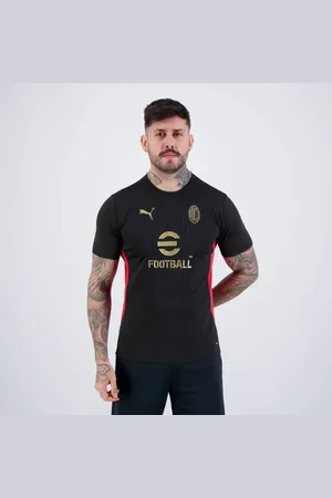PUMA Camisa Milan Treino 2025 Preta