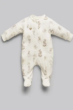 Anjos Baby Infantil - Macacão Longo Menino Estampado M