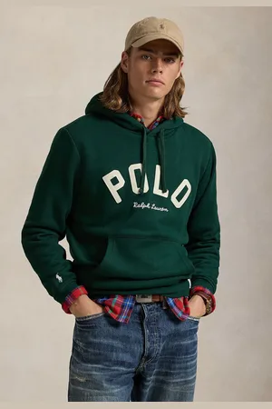 Ralph Lauren Blusa de Moletom Fechada Logo com Capuz
