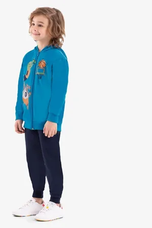 Rovitex Kids Infantil - Conjunto Jaqueta Com Capuz E Calça Rovi